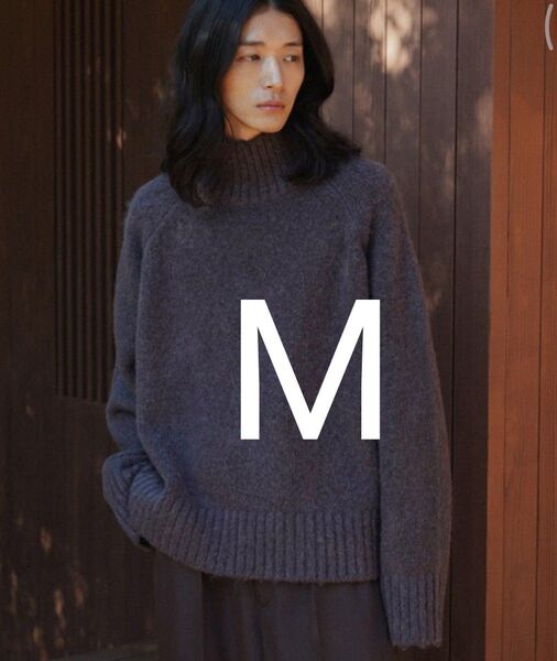 【新品】WYM LIDNM LOW GAUGE LOOSE SHAGGY OFF TURTLE 長袖ニット M
