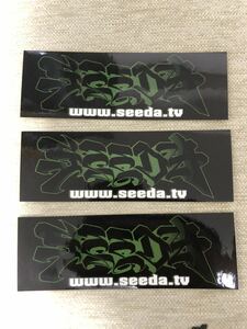  not for sale Seeda sticker 3 sheets scars NEAT Tokyo flower . rain si-da