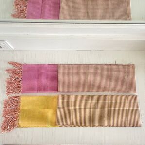 テーブルランナー☆手織り☆ハンドメイド☆エレガント☆25㎝×168cm
