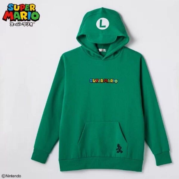 なりきり ルイージ パーカー スーパーマリオ