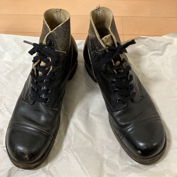 vintage military service shoes ドレスシューズ ミリタリー