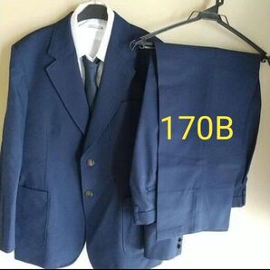 中学校男子制服、中学制服、ブレザー、170cm 長袖 ジャケット コスプレ制服 制服上下セット まとめ売り 通学制服