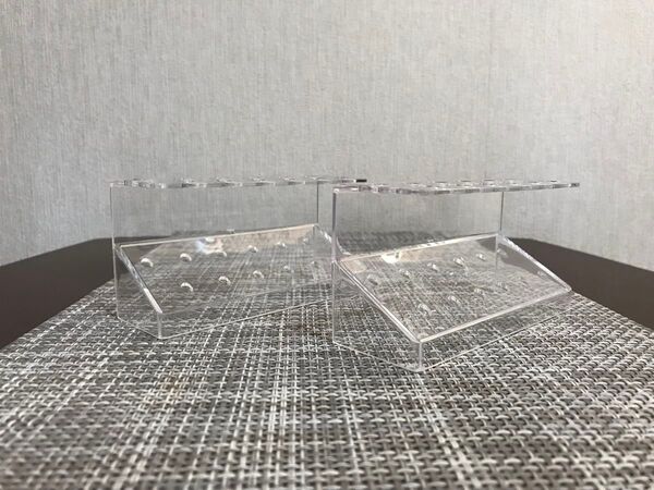 バレル、セッティングパーツが飾れる ダーツスタンド 12本収納 2個セット
