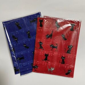 ブックカバー2点セット ネコと音符