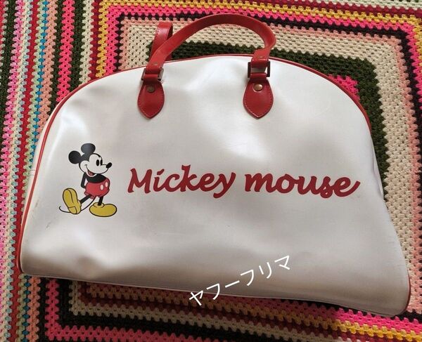 ミッキーマウス ボストンバッグ レトロ品