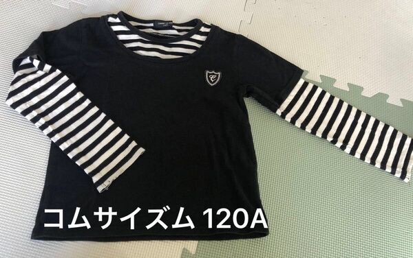 コムサイズム ロンT 長袖 長袖Tシャツ カットソー ボーダー トップス 女の子 長袖カットソー