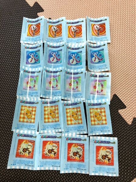 ロッテガム チューイングキャンディー 転写シール ポケモン シール