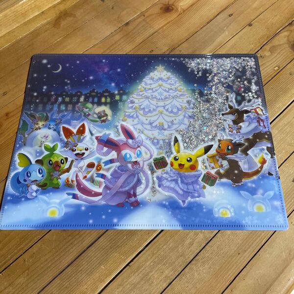 ポケモン 2019 クリスマス柄 クリアファイル