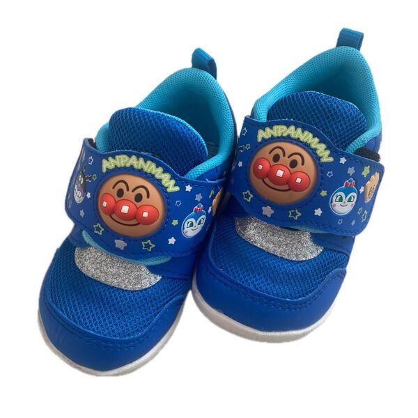 美品 アンパンマン スニーカー 靴 13㎝ MoonStar