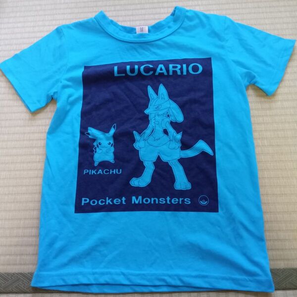 ルカリオ ブルー 半袖 Tシャツ140
