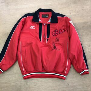  free shipping origin Hiroshima Toyo Carp Yamazaki . structure player Mizuno Pro eneos cup 2012 year actual use jumper with autograph windbreaker promo Dell 