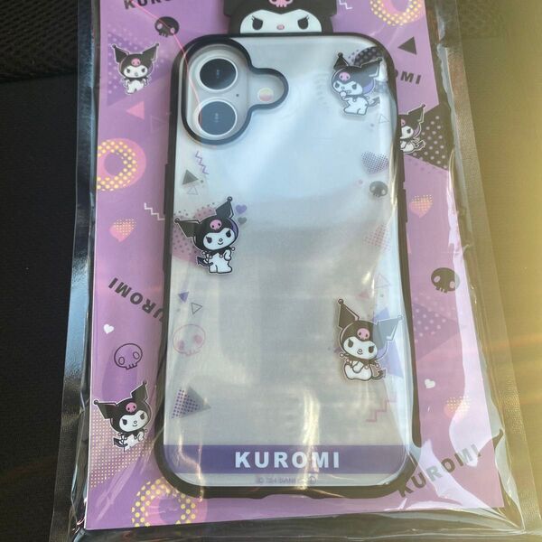 サンリオ フレーム IIIIfit CleariPhone 16 2LENS model対応ケース クロミ