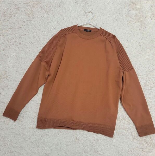 美品 PLST プラステ トップス ニット ブラウン S