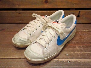 ビンテージ70's★NIKE ブレザーキャンバス Low Size 5 1/2★200212n5-w-snk-23cm ナイキロウカットスニーカー