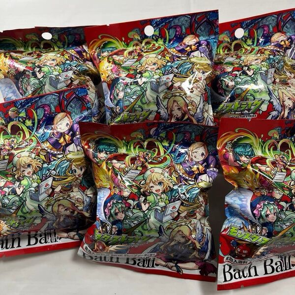 柄はおまかせ モンスターストライク バスボール 6点セット