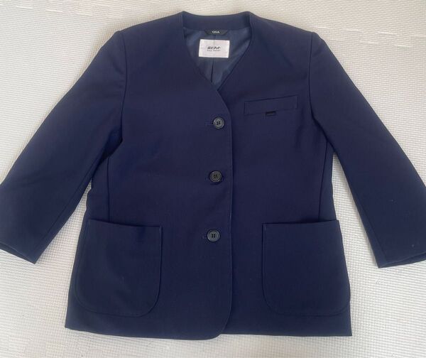 富士ヨット 学生服 シングル ブレザー 135 美品