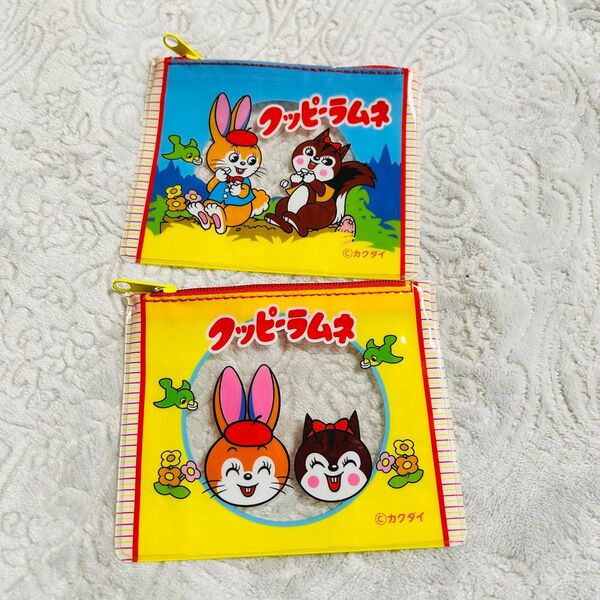クーピーラムネ チャック袋 クリアポーチ 小銭入れ 小物入れ お菓子 駄菓子 おもしろ