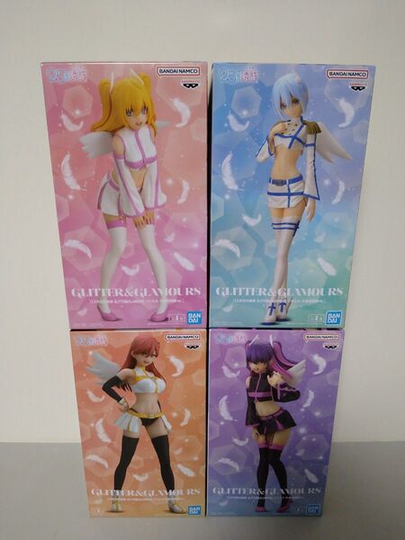 2.5次元の誘惑 GLITTER&GLAMOURS リリエル ノキエル アリエル ミリエラ 天使空挺隊 4種セット フィギュア