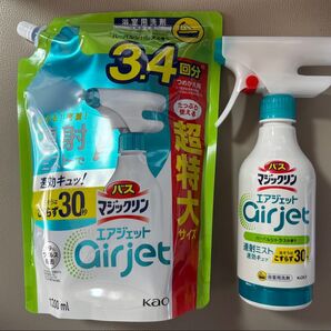 エアジェット Airjet 浴室洗剤 本体+詰め替え1200ml