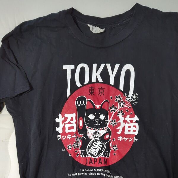 招き猫 Tシャツ