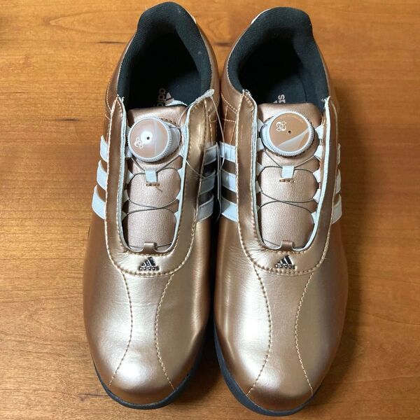 adidas ゴルフシューズ★Driver Boa 24.5cm★ゴールド
