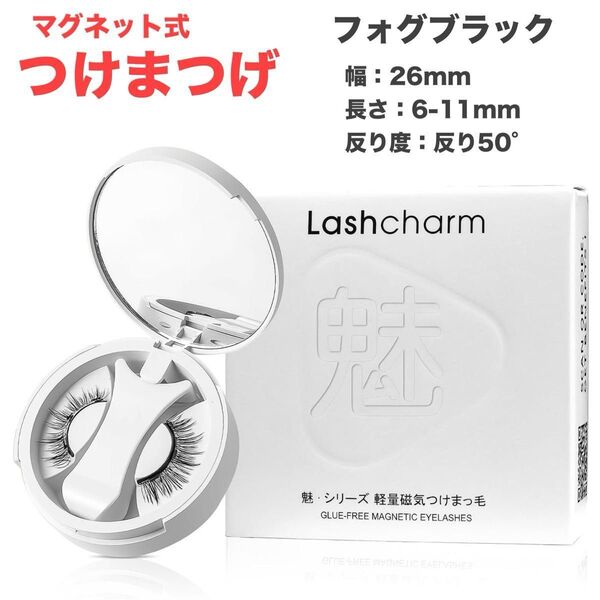 つけまつげ マグネット式 つけまつ毛 一体型 再利用 接着剤不要 磁石まつ毛