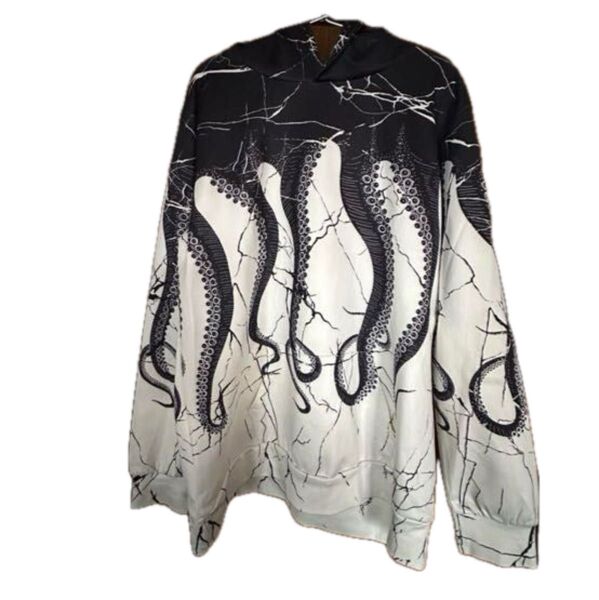 タコプリント パーカー L/XL パーカー