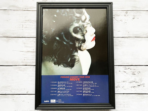 額装品■PERSONZ 「MOVE」 CONCERT TOUR 1992 JILL /告知 広告/A4サイズ額入り/アートフレーム/ポスター風　YR05-2