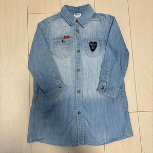 デニムシャツワンピース