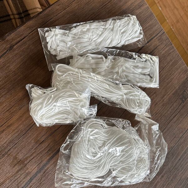 白いゴム紐セット 未使用 まとめ売り