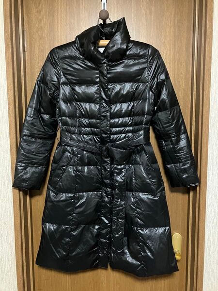★ANCHOR WOMAN person's★ダウンコート黒/7号S★洋服の青山
