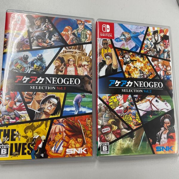 中古 Nintendo Switch アケアカNEOGEO セレクション Vol. 1 Vol.2