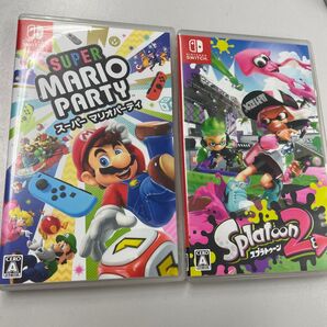 中古 Nintendo Switch スーパーマリオパーティ スプラトゥーン2 セット