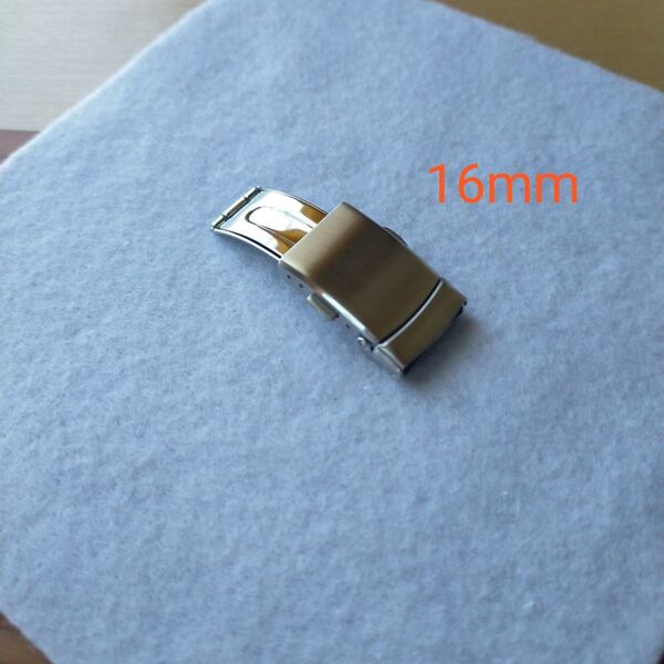 Dバックル レザーバックル プッシュ式 尾錠 16mm #4