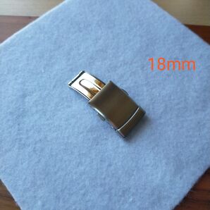 Dバックル レザーバックル プッシュ式 尾錠 18mm #15