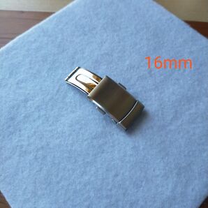 Dバックル レザーバックル プッシュ式 尾錠 16mm #18