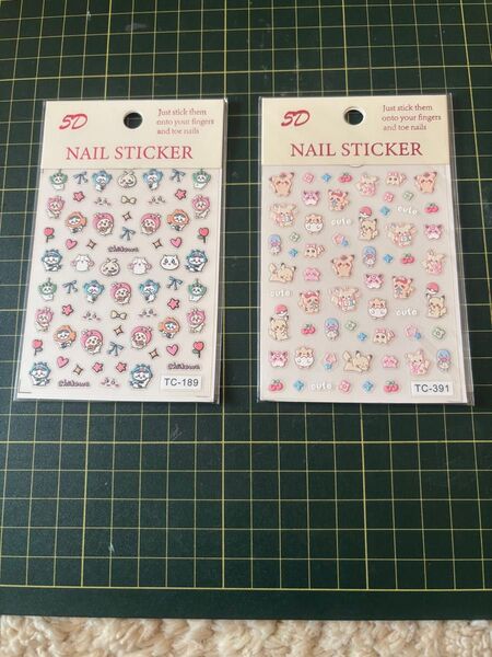 ネイルシール ちいかわ&ポケモン