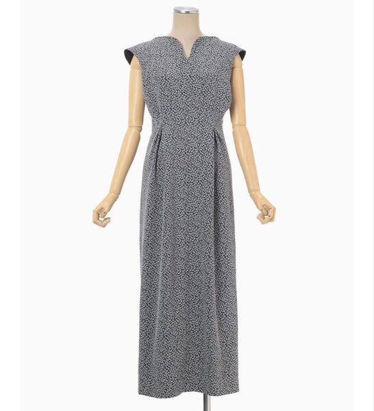 Micro Floral Jacquard Dress マメクロゴウチ ワンピース 25SS
