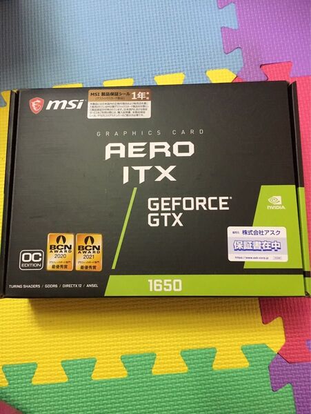 未開封★MSI GeForce GTX 1650 D6 AERO ITX J OC(0824142242469)グラフィックボード