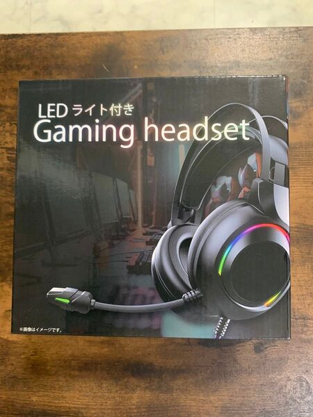 LEDライト付き ゲーミングヘッドセット