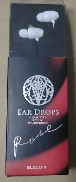 希少 EAR DROPS ROSE EHP-AIN40 有線イヤホン