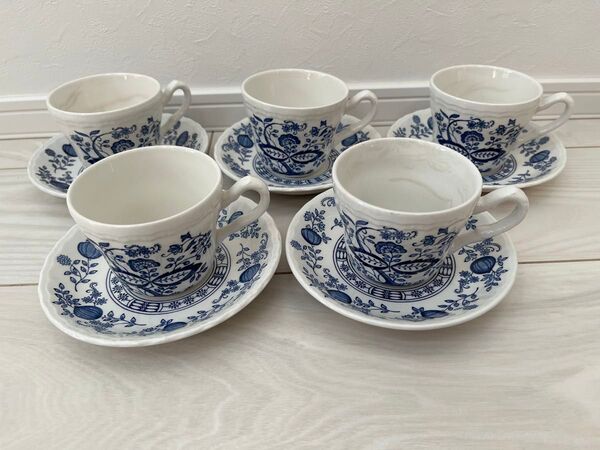 ウェッジウッド Blue Heritageの5客セット
