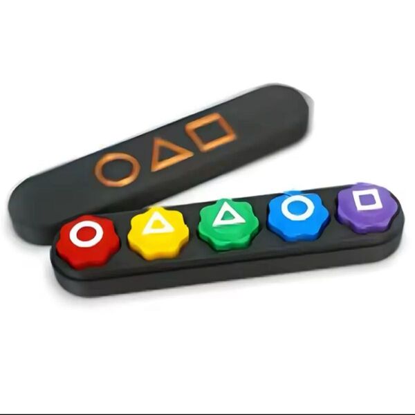新品未使用◇ イカゲーム コンギ 5個セット 韓国ドラマ 韓国伝統ゲーム ケース付き 韓国