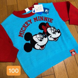 新品 セーター ニット ディズニー ミニー ミッキー