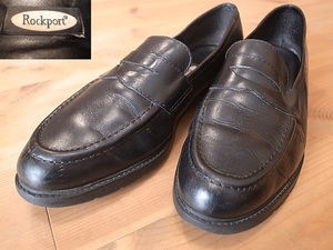  Brazil made lock port ROCKPORT leather shoes Loafer leather shoes tea lady's 8M approximately 25cm