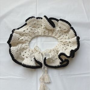 handmade→ふりふり付け襟