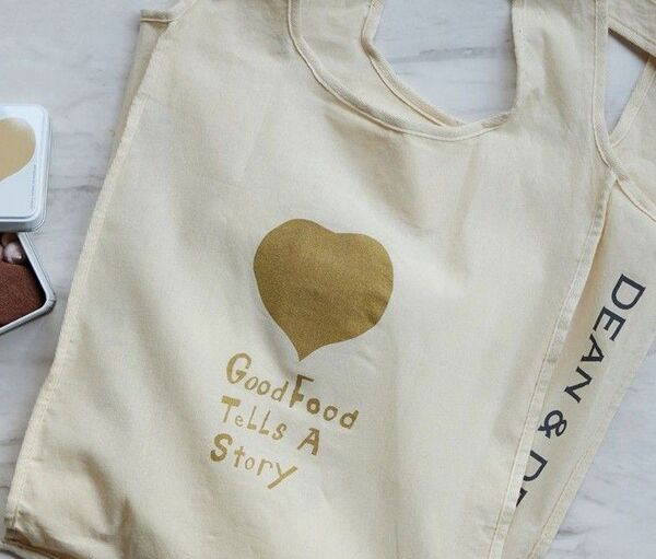 DEAN & DELUCA 20周年限定ショッピングバッグ ナチュラル