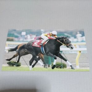 藤田伸二さん 元騎手 写真 ファビラスラフイン ニュージランドT4歳S 競馬 ジョッキー サイズ13×20