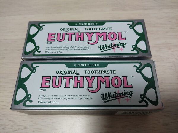 【新品未使用!】EUTHYMOL ホワイトニングピンク ユーシーモール 106g