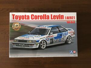 アオシマ 1/24 トヨタ カローラ レビン AE92 '88 Gr.A仕様 TOYOTA Corolla Levin [AE92] 絶版 未組立 ミノルタ グループA BEEMAX 青島